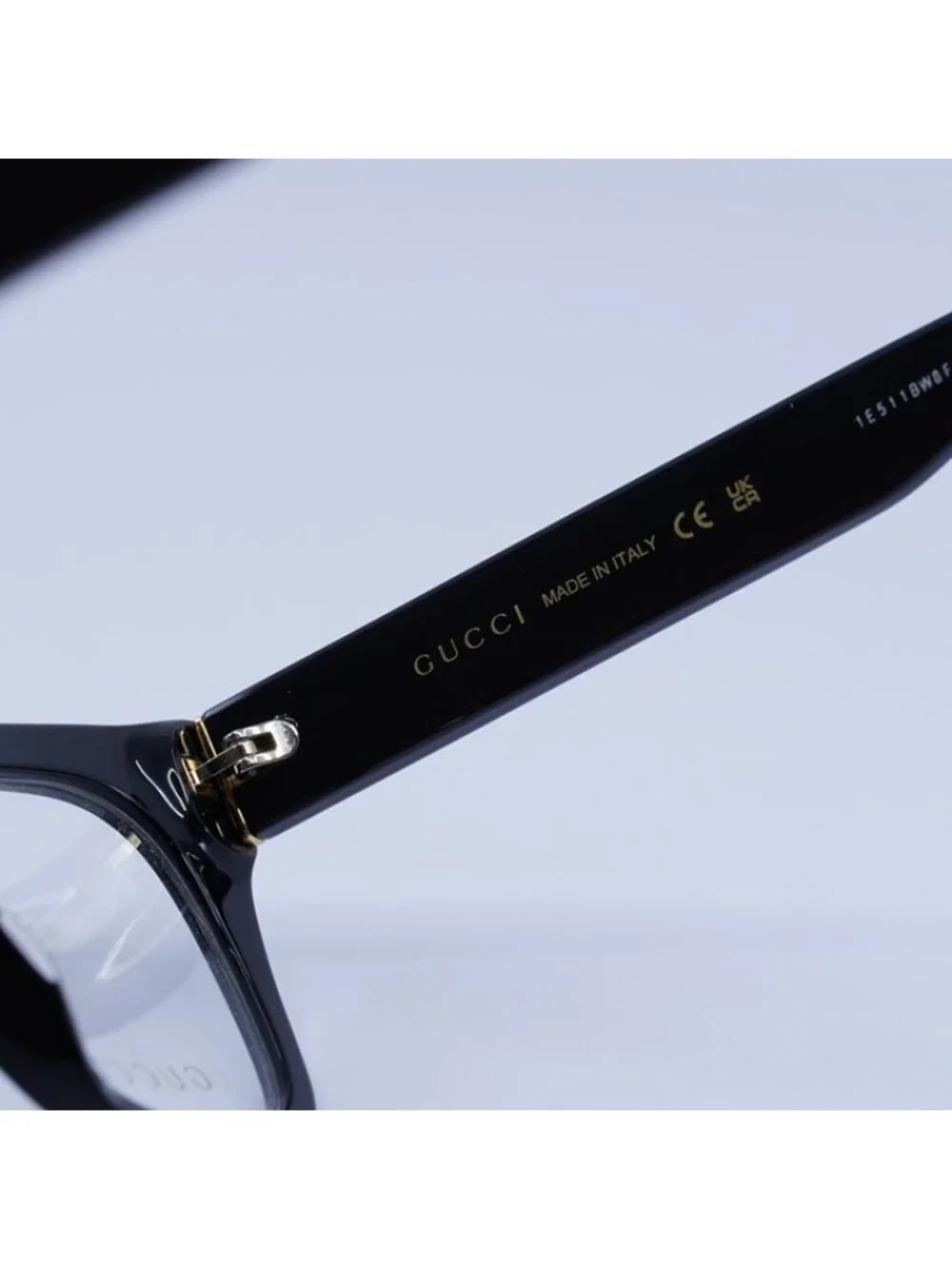 Gucci GG1133O 001 Eyeglasses Black 52mm Cat Eye Frame
